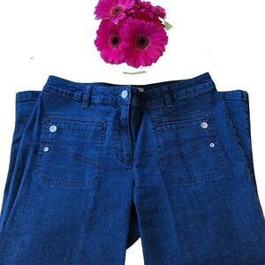 𝅺modea Collection Denim Capris EUC